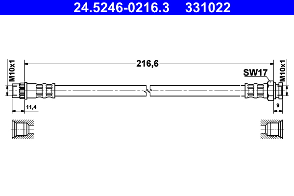 Remslang ATE 24.5246-0216.3