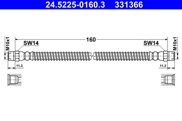 Remslang ATE 24.5225-0160.3