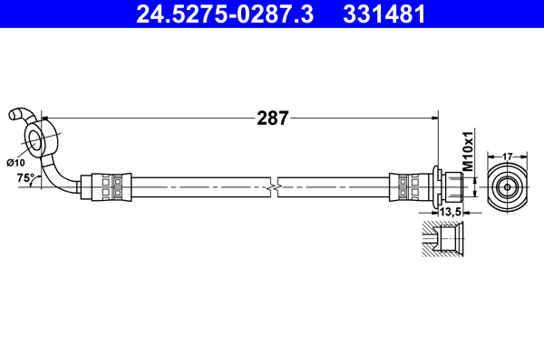 Remslang ATE 24.5275-0287.3