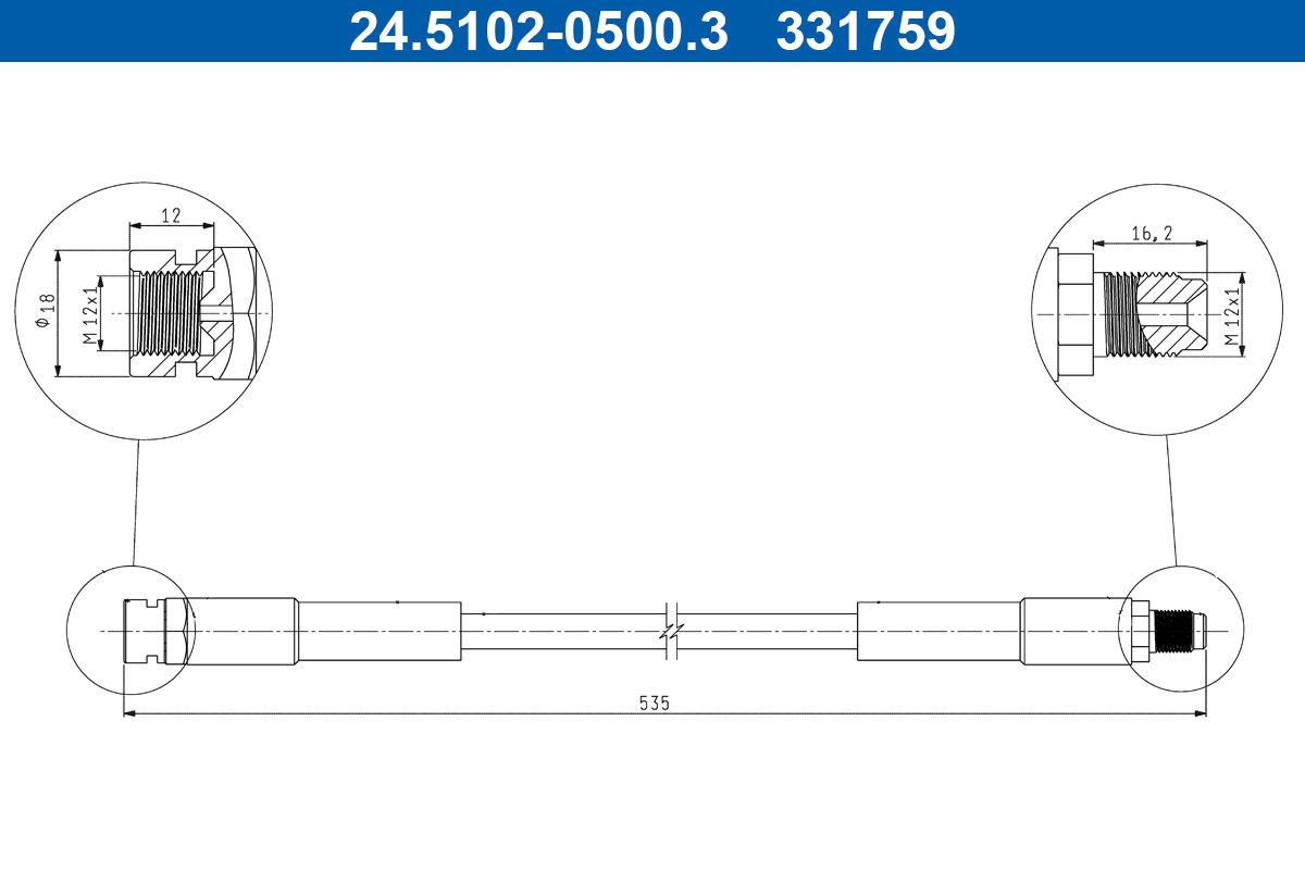 ATE Remslang 24.5102-0500.3