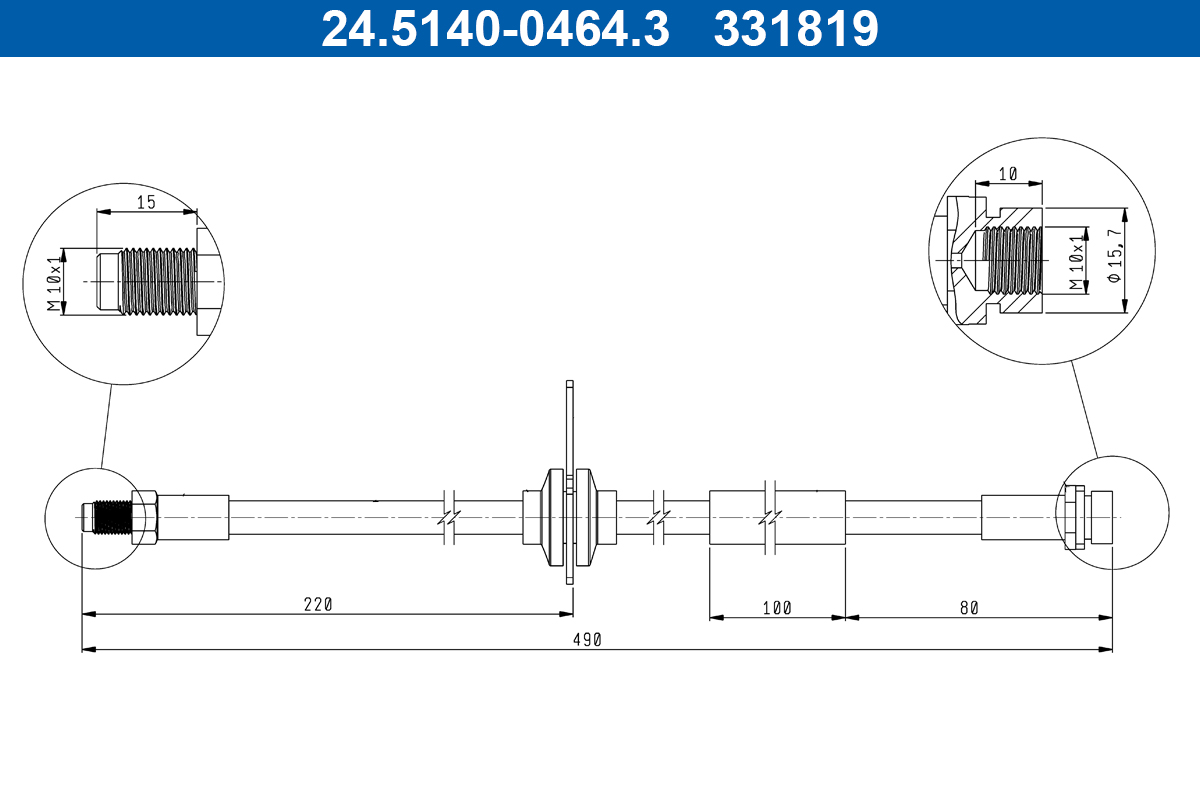 Remslang ATE 24.5140-0464.3