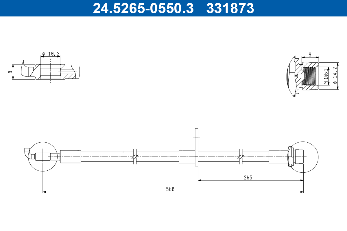 ATE Remslang 24.5265-0550.3