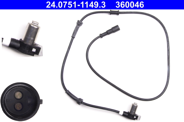 ABS sensor ATE 24.0751-1149.3