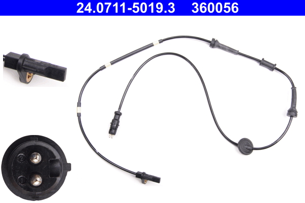 ABS sensor ATE 24.0711-5019.3