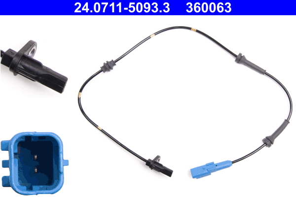 ABS sensor ATE 24.0711-5093.3