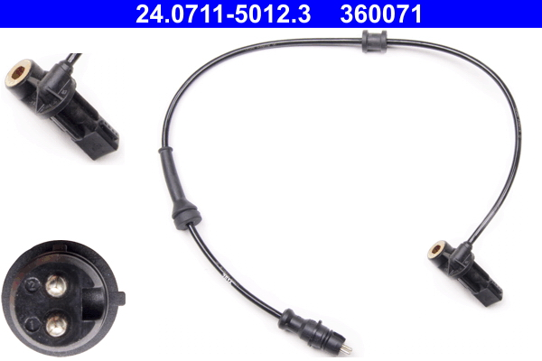 ABS sensor ATE 24.0711-5012.3