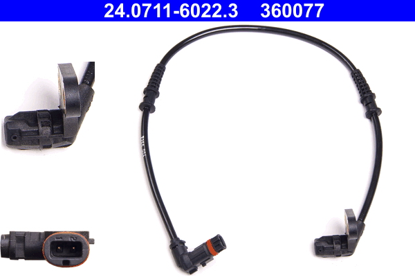 ABS sensor ATE 24.0711-6022.3