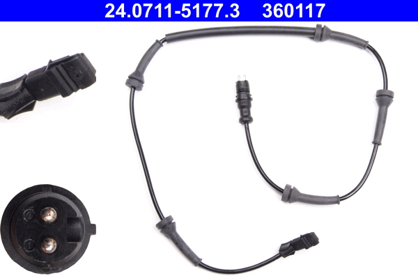 ABS sensor ATE 24.0711-5177.3