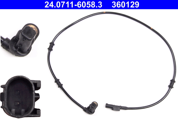 ABS sensor ATE 24.0711-6058.3