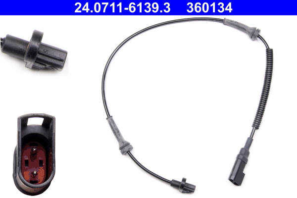 ABS sensor ATE 24.0711-6139.3