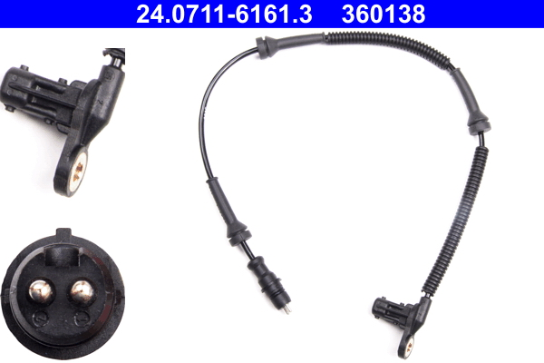 ABS sensor ATE 24.0711-6161.3