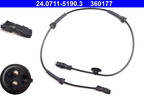 ABS sensor ATE 24.0711-5190.3