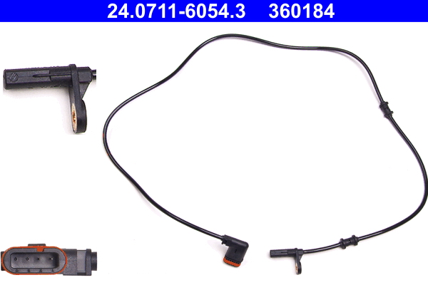 ABS sensor ATE 24.0711-6054.3