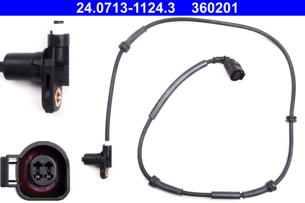 ABS sensor ATE 24.0713-1124.3