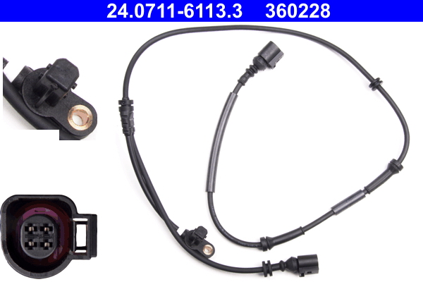 ABS sensor ATE 24.0711-6113.3