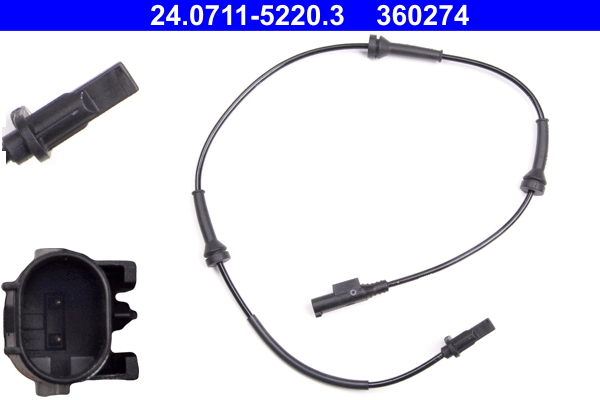 ABS sensor ATE 24.0711-5220.3