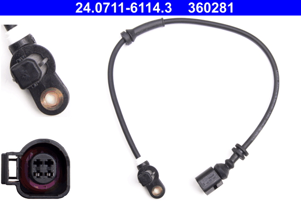 ABS sensor ATE 24.0711-6114.3