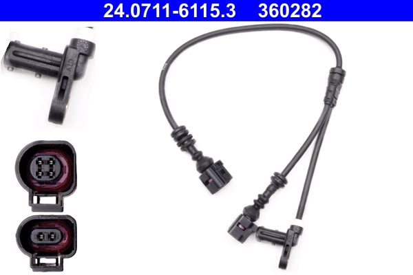 ABS sensor ATE 24.0711-6115.3