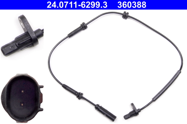 ABS sensor ATE 24.0711-6299.3