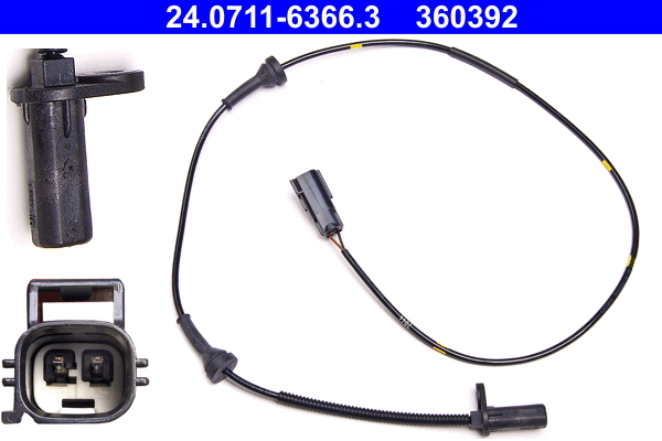 ABS sensor ATE 24.0711-6366.3