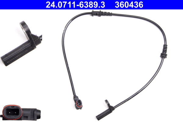 ABS sensor ATE 24.0711-6389.3