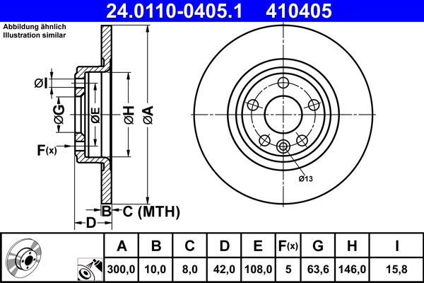 ATE Remschijven 24.0110-0405.1