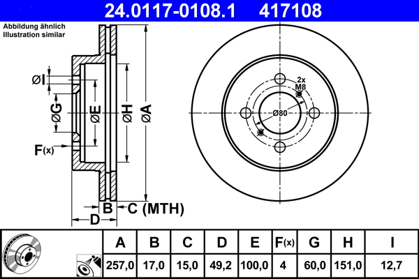 ATE Remschijven 24.0117-0108.1