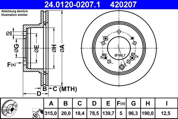 ATE Remschijven 24.0120-0207.1