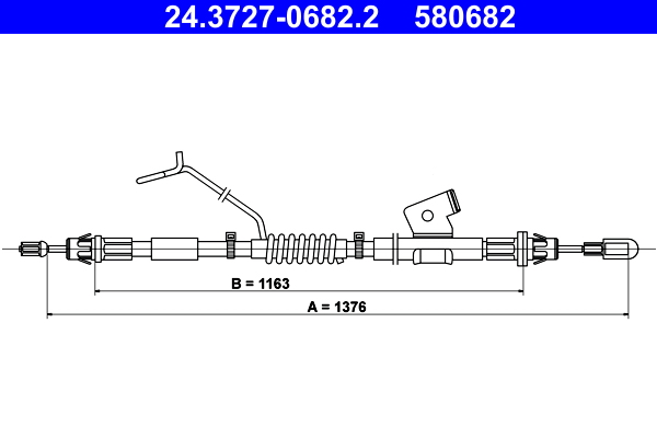 ATE Handremkabel 24.3727-0682.2