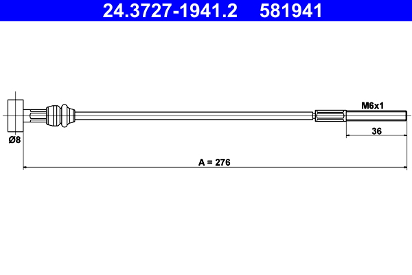 Handremkabel ATE 24.3727-1941.2