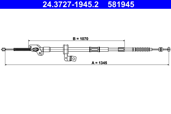 Handremkabel ATE 24.3727-1945.2