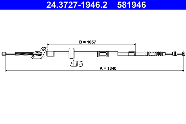 Handremkabel ATE 24.3727-1946.2