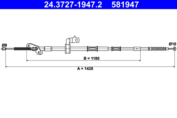 Handremkabel ATE 24.3727-1947.2