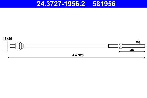 Handremkabel ATE 24.3727-1956.2