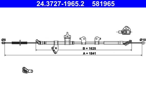 Handremkabel ATE 24.3727-1965.2