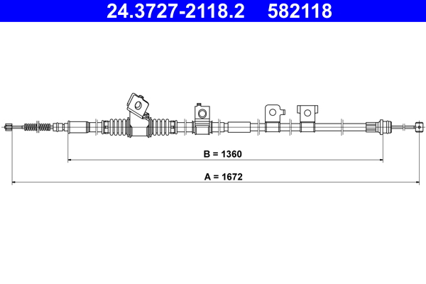 ATE Handremkabel 24.3727-2118.2