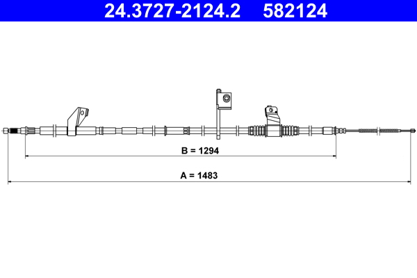 ATE Handremkabel 24.3727-2124.2
