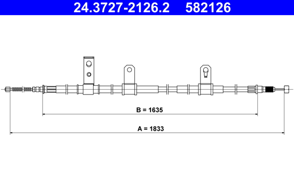 ATE Handremkabel 24.3727-2126.2