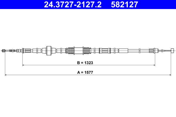 ATE Handremkabel 24.3727-2127.2