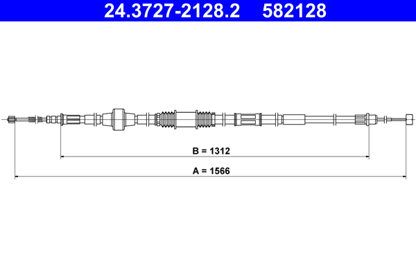 ATE Handremkabel 24.3727-2128.2