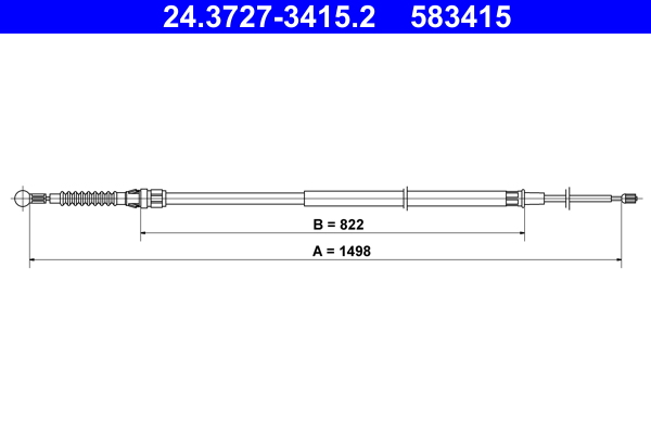 ATE Handremkabel 24.3727-3415.2