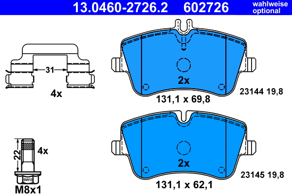 ATE Remblokset 13.0460-2726.2