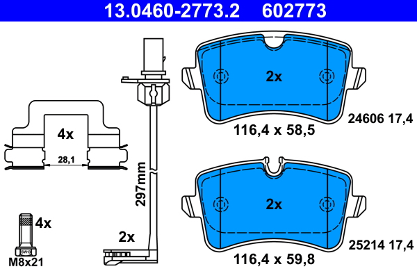 ATE Remblokset 13.0460-2773.2