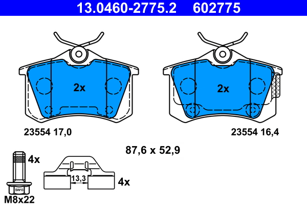 ATE Remblokset 13.0460-2775.2