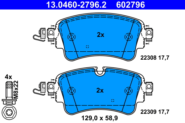 ATE Remblokset 13.0460-2796.2