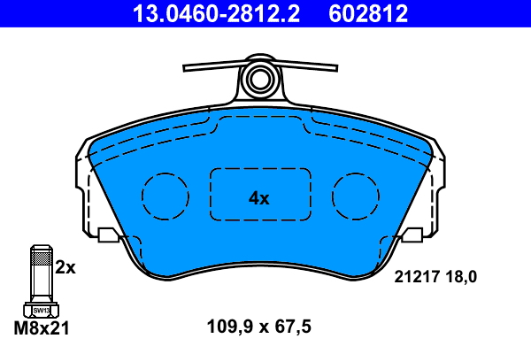 ATE Remblokset 13.0460-2812.2