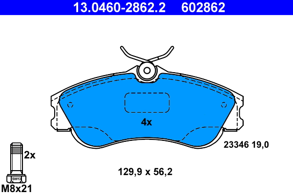 ATE Remblokset 13.0460-2862.2