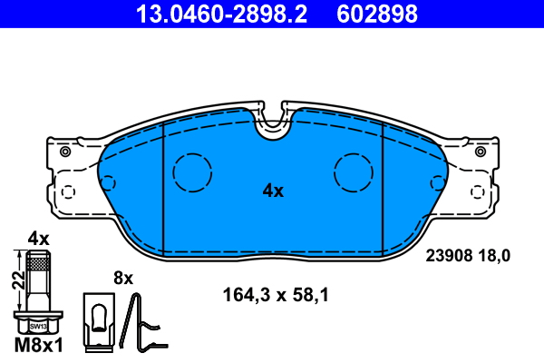 ATE Remblokset 13.0460-2898.2