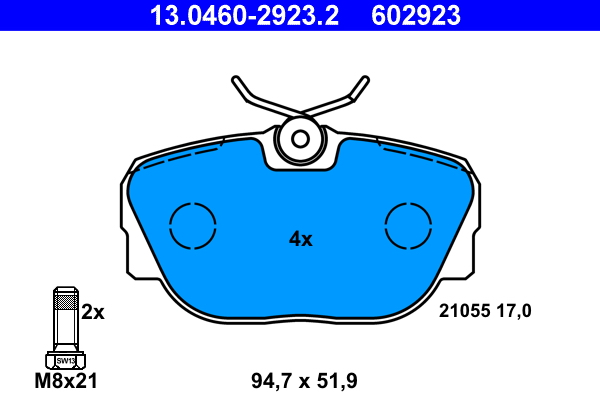 ATE Remblokset 13.0460-2923.2