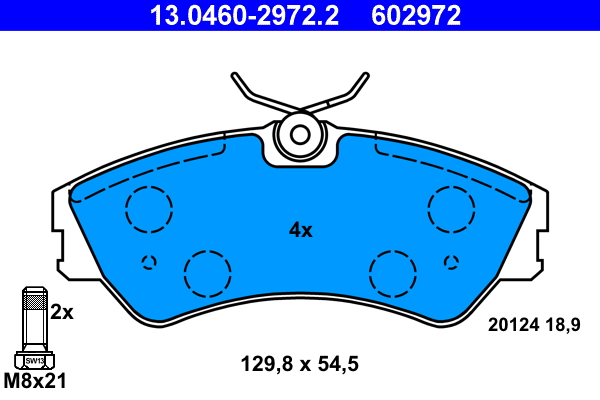 ATE Remblokset 13.0460-2972.2